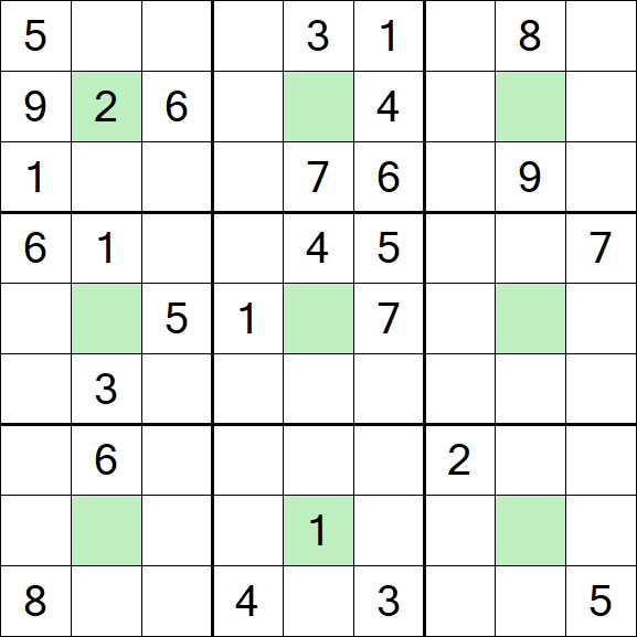 Center Dot Sudoku - Hard