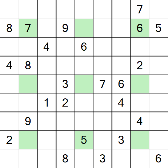 Center Dot Sudoku - Hard