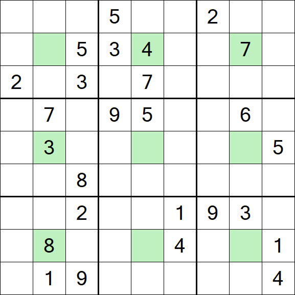 Center Dot Sudoku - Hard