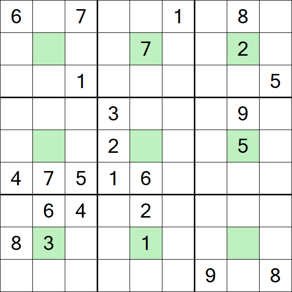 Center Dot Sudoku - Hard