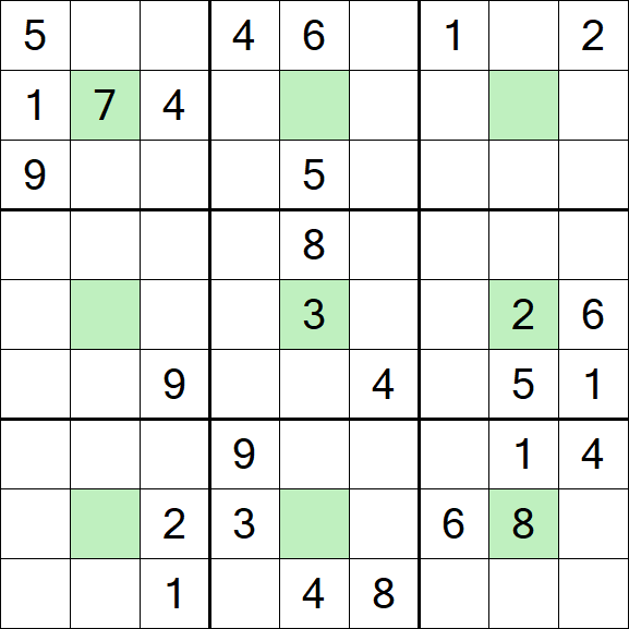 Center Dot Sudoku - Hard