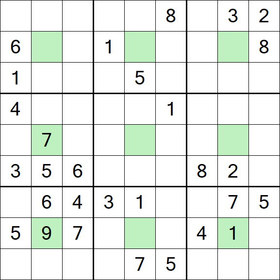 Center Dot Sudoku - Hard