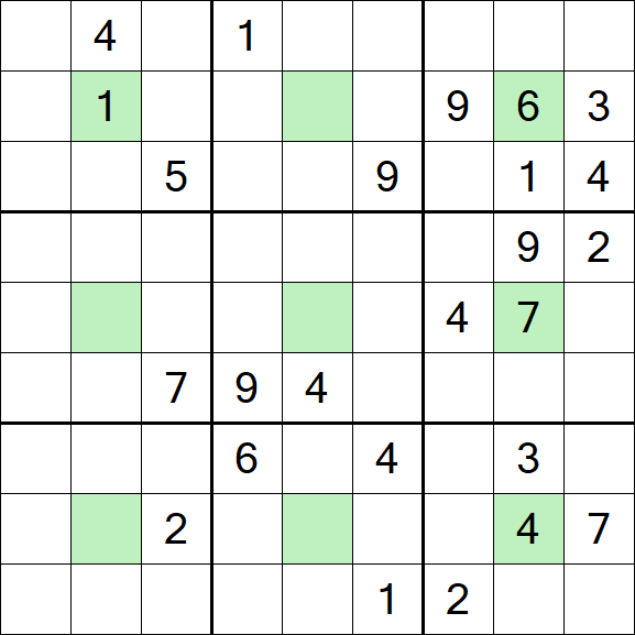 Center Dot Sudoku - Hard