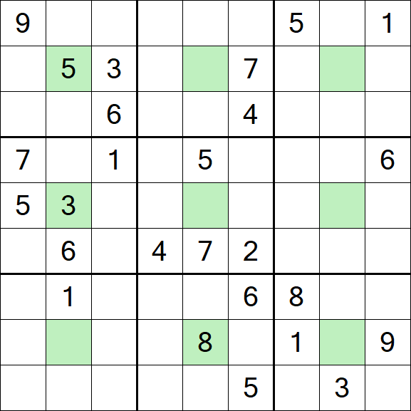 Center Dot Sudoku - Hard