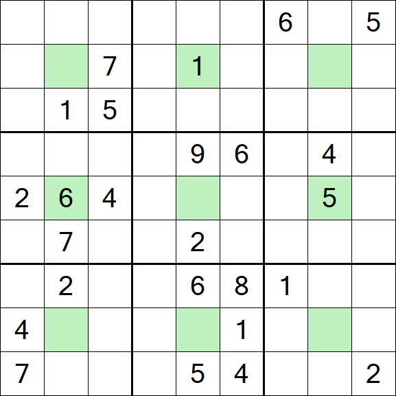 Center Dot Sudoku - Hard