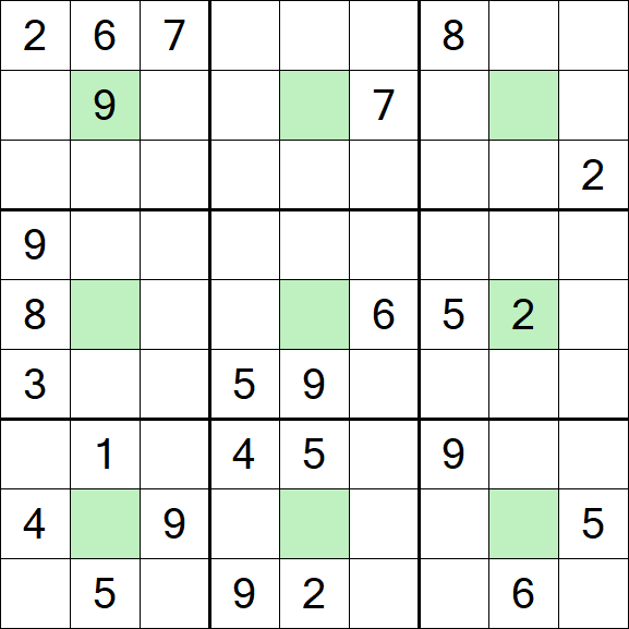 Center Dot Sudoku - Hard