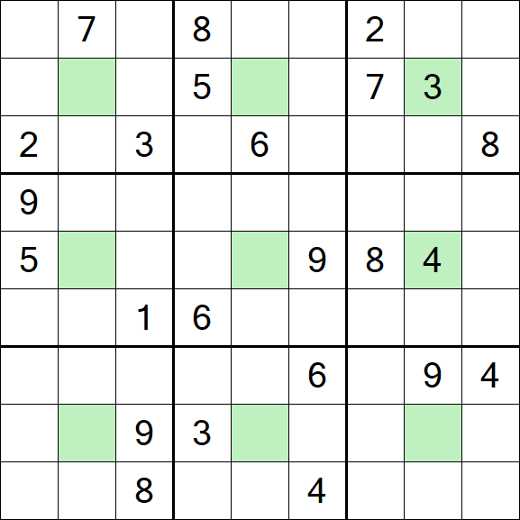 Center Dot Sudoku - Hard