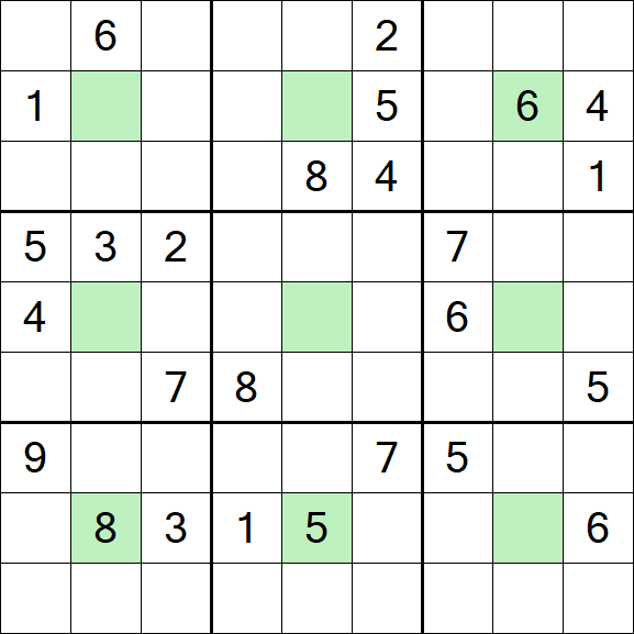 Center Dot Sudoku - Hard