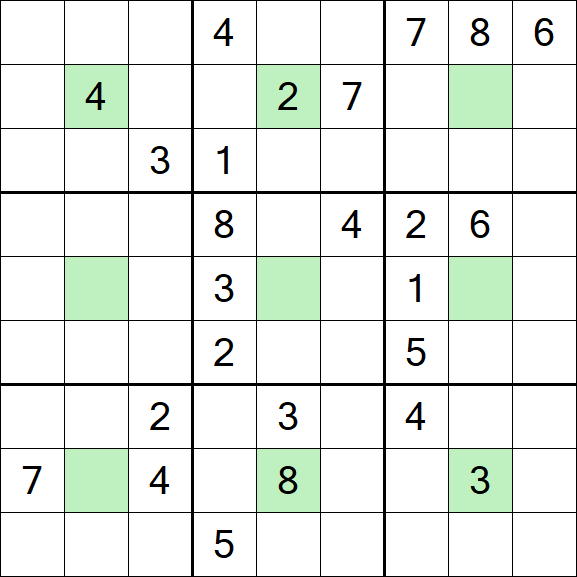 Center Dot Sudoku - Hard