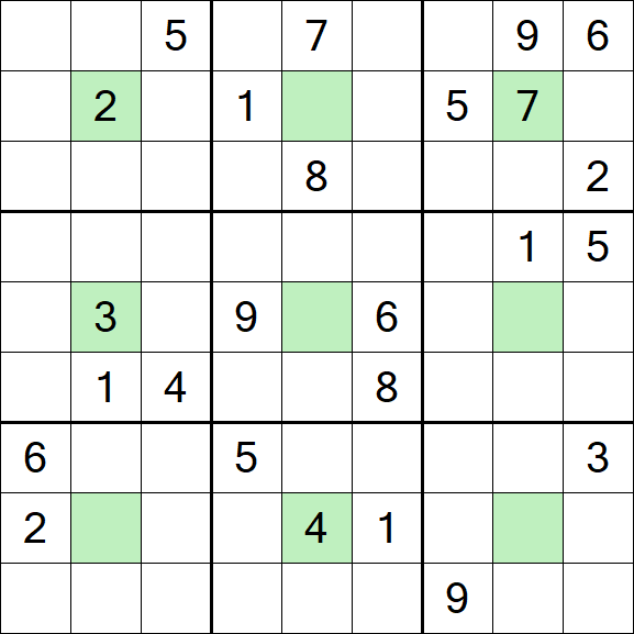 Center Dot Sudoku - Hard