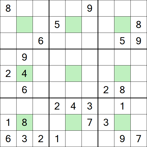 Center Dot Sudoku - Difficile