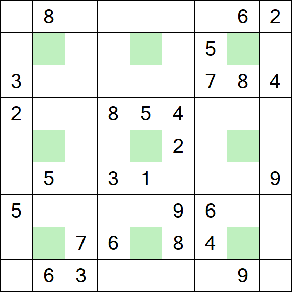 Center Dot Sudoku - Difficile