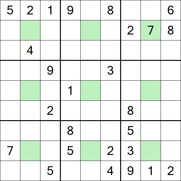 Center Dot Sudoku - Difícil