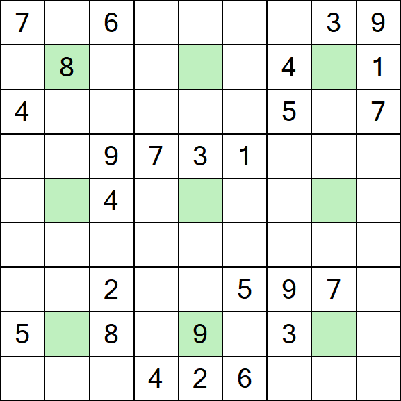 Center Dot Sudoku - Difícil