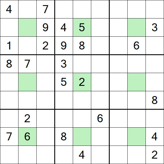 Center Dot Sudoku - Hard