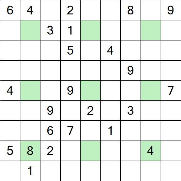 Center Dot Sudoku - Difficile