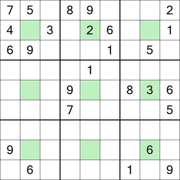 Center Dot Sudoku - Difficile