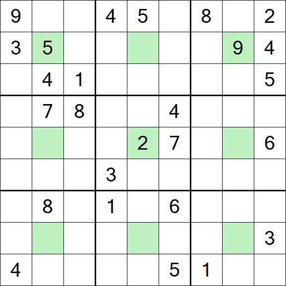 Center Dot Sudoku - Difficile
