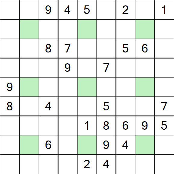Center Dot Sudoku - Difficile