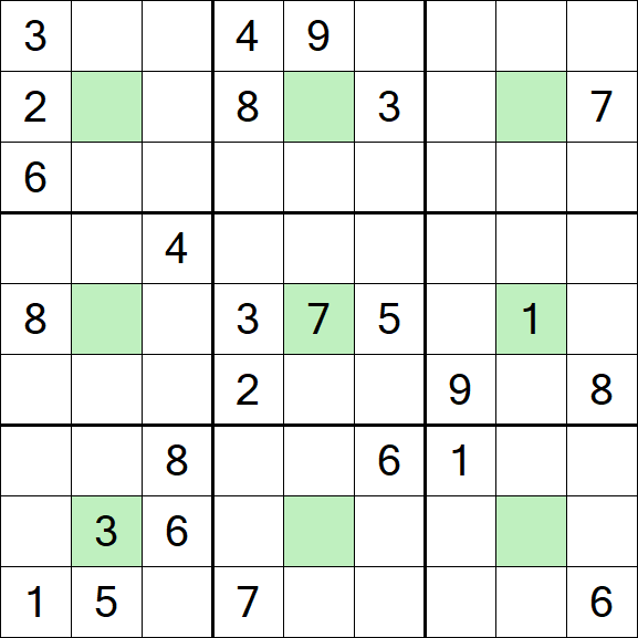 Center Dot Sudoku - Difficile