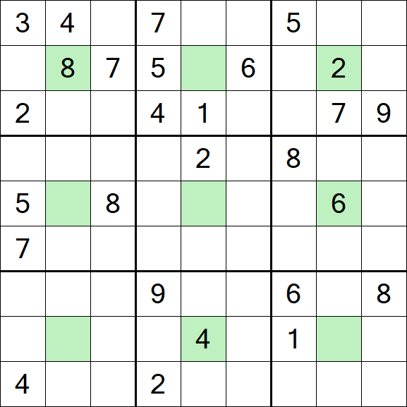 Center Dot Sudoku - Difficile