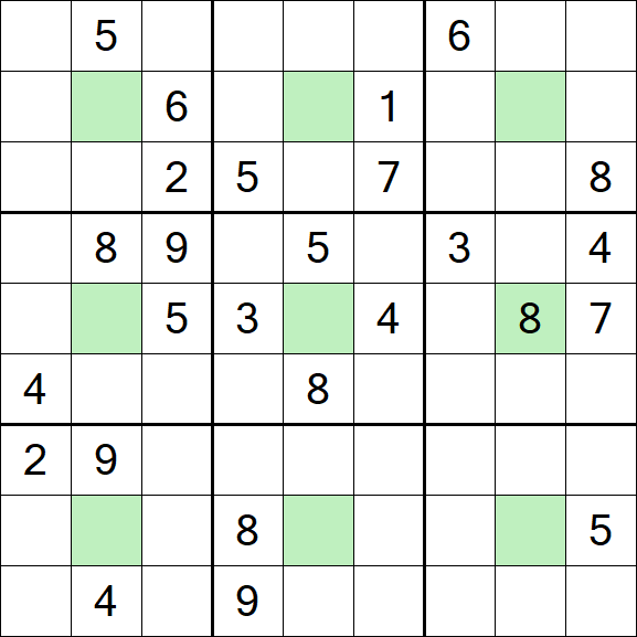 Center Dot Sudoku - Difficile