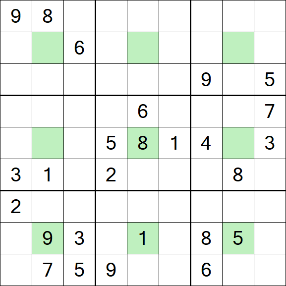 Center Dot Sudoku - Difícil