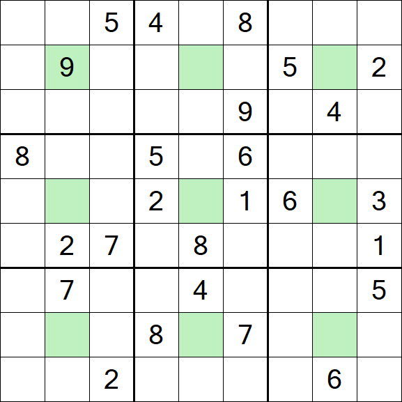 Center Dot Sudoku - Difícil