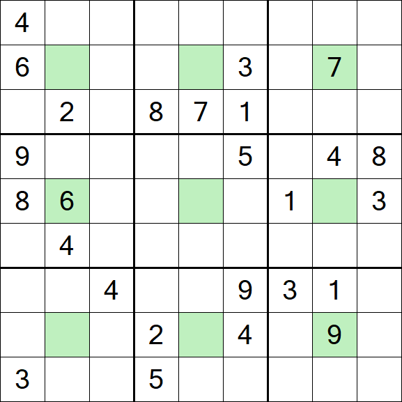 Center Dot Sudoku - Hard