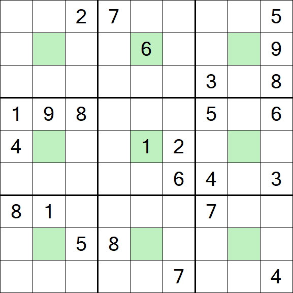 Center Dot Sudoku - Hard