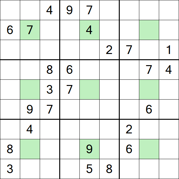 Center Dot Sudoku - Difícil