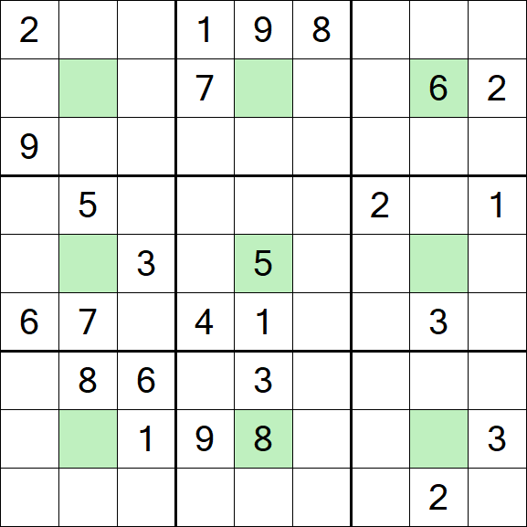 Center Dot Sudoku - Difícil