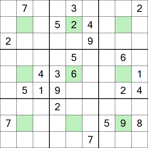 Center Dot Sudoku - Difícil