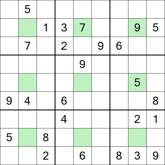 Center Dot Sudoku - Difícil