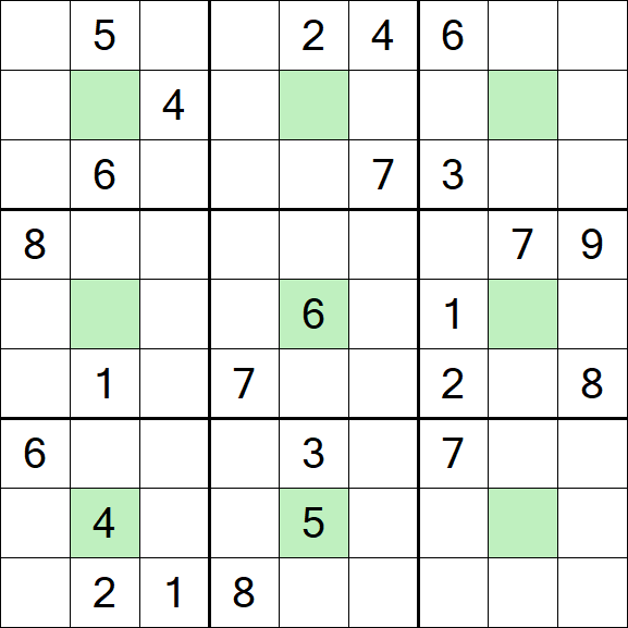 Center Dot Sudoku - Difícil