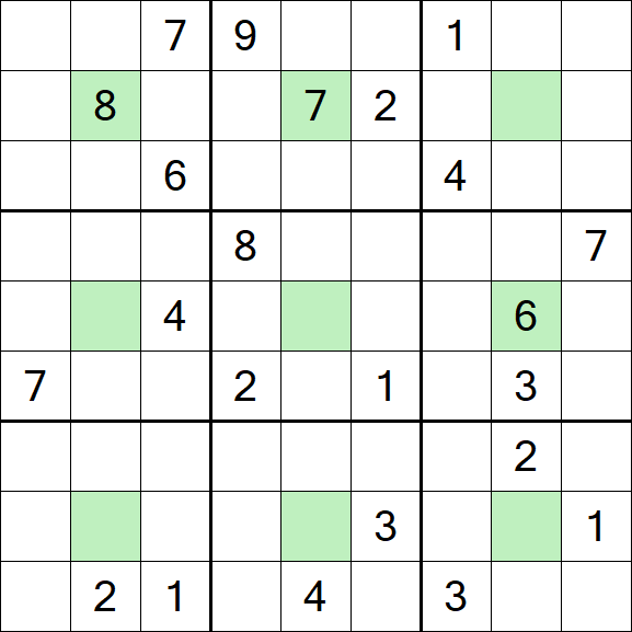 Center Dot Sudoku - Difícil