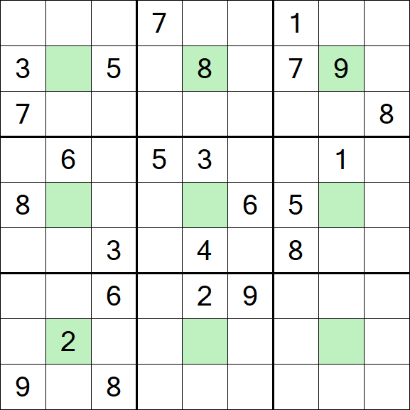 Center Dot Sudoku - Difícil