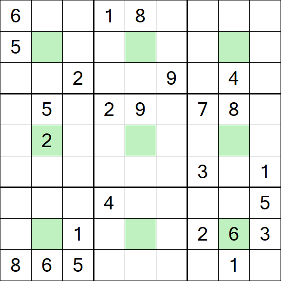 Center Dot Sudoku - Difícil