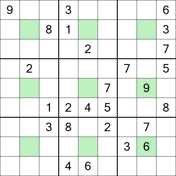 Center Dot Sudoku - Hard