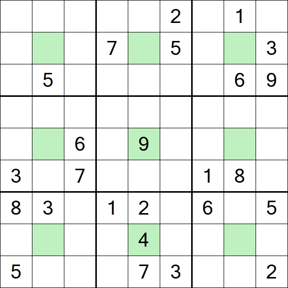 Center Dot Sudoku - Hard