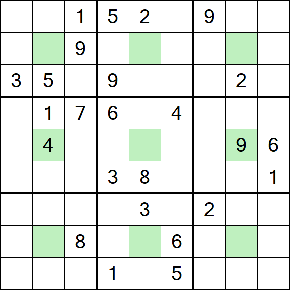 Center Dot Sudoku - Difficile