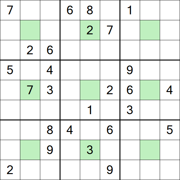 Center Dot Sudoku - Difficile