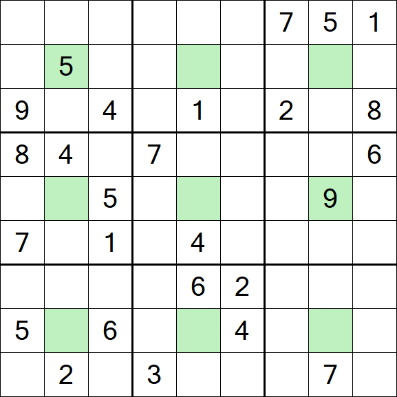 Center Dot Sudoku - Difficile