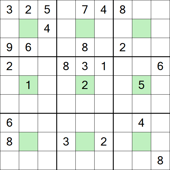 Center Dot Sudoku - Difficile