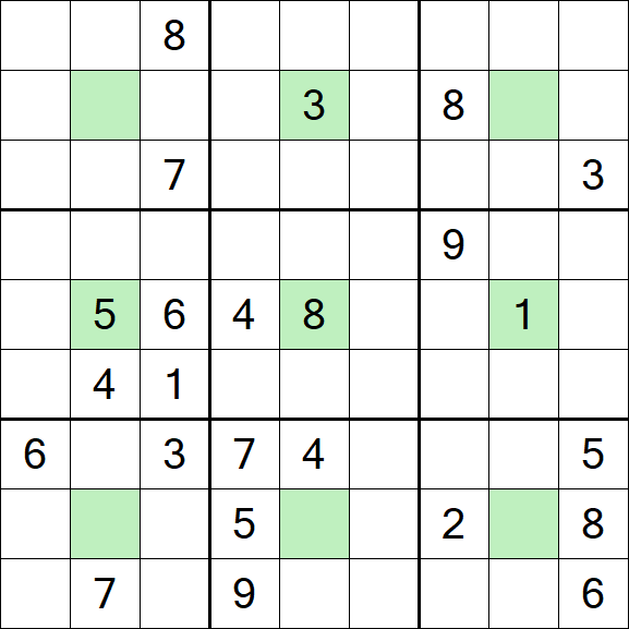 Center Dot Sudoku - Difficile