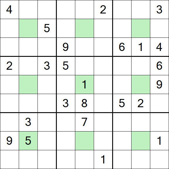 Center Dot Sudoku - Difficile