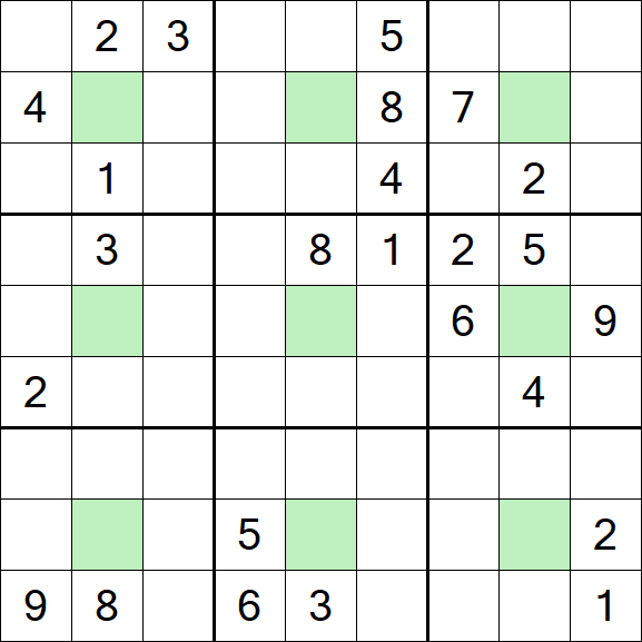 Center Dot Sudoku - Difficile