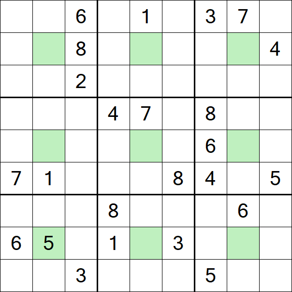 Center Dot Sudoku - Difícil