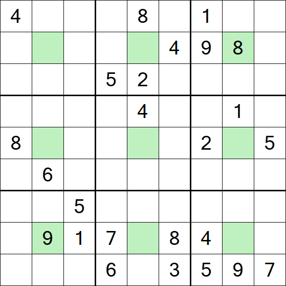 Center Dot Sudoku - Difícil