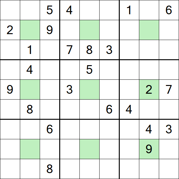 Center Dot Sudoku - Hard